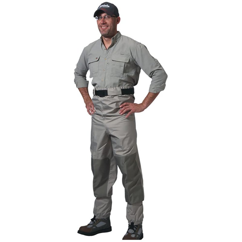Caddis Wading Systems Men's Attractive 2-Tone Taupe Deluxe Breathable Stocking Foot Waist-High Wader, X-Large (CA12909W-XL) - Image 2